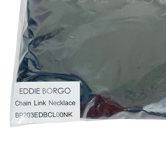 Eddie Borgo Supra Link Necklace Gold Color New - Picture 4 of 9